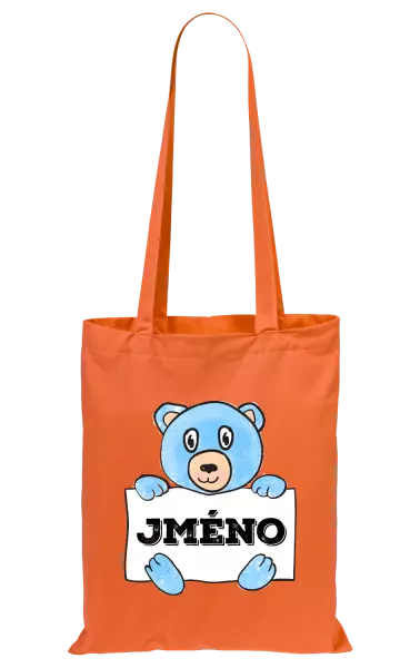 Látková taška Medvídek se jménem