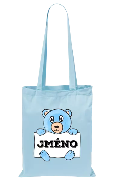 Látková taška Medvídek se jménem