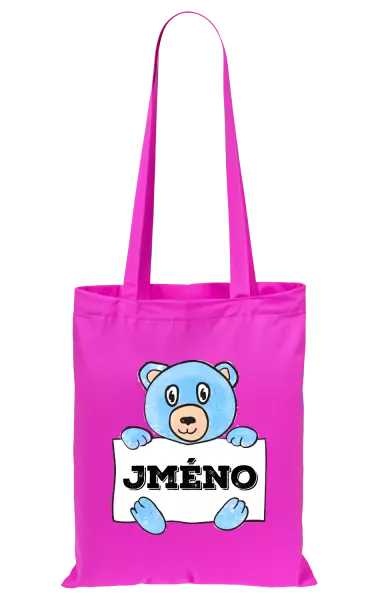 Látková taška Medvídek se jménem