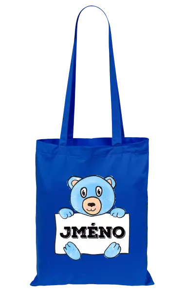 Látková taška Medvídek se jménem