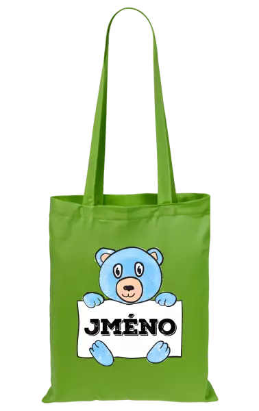 Látková taška Medvídek se jménem