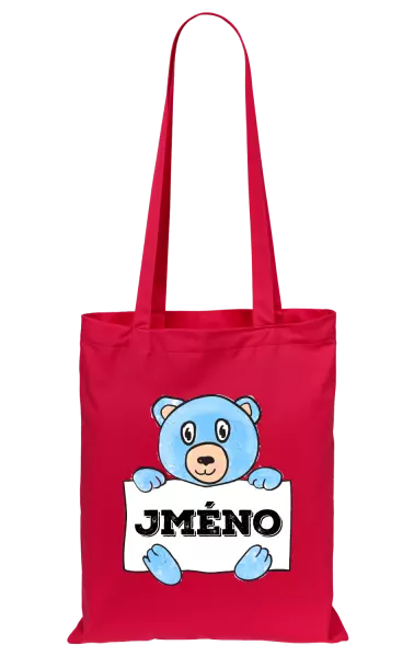 Látková taška Medvídek se jménem