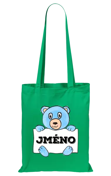 Látková taška Medvídek se jménem