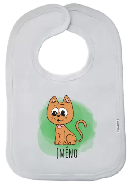 Dětský bryndák Kočička