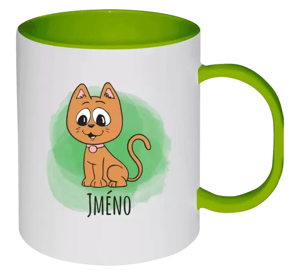 Plastový hrnek Kočička