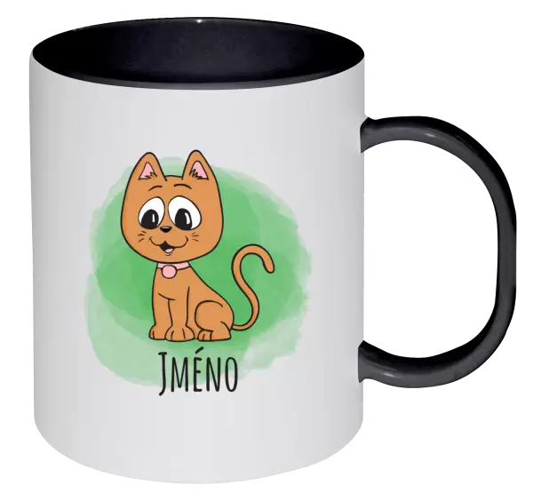 Plastový hrnek Kočička