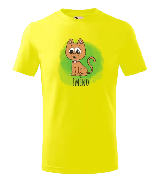 Dětské tričko Kočička