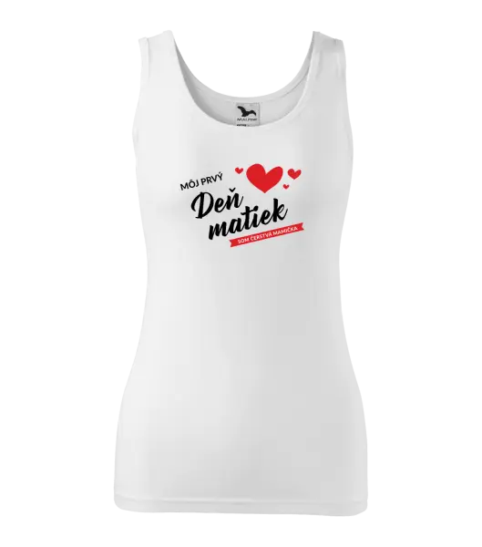 Dámske tielko Môj prvý deň matiek - som čerstvá mamička