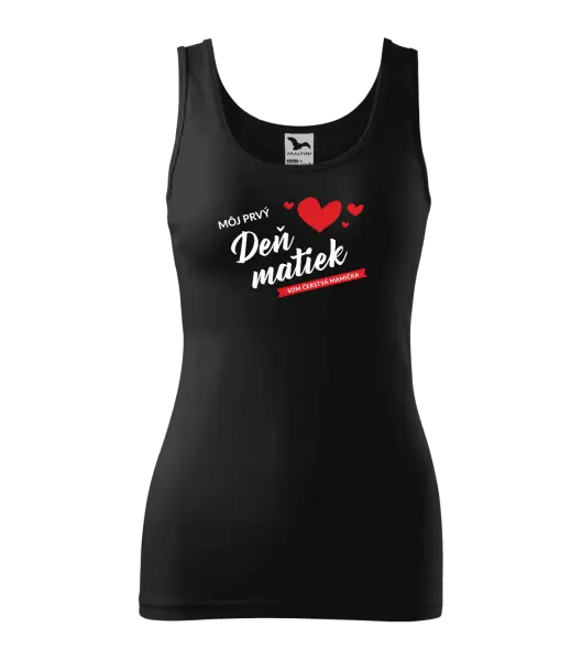 Dámske tielko Môj prvý deň matiek - som čerstvá mamička