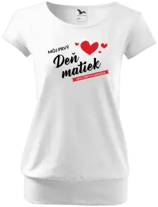 Dámske tričko Môj prvý deň matiek - som čerstvá mamička