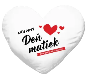 Vankúš Môj prvý deň matiek - som čerstvá mamička