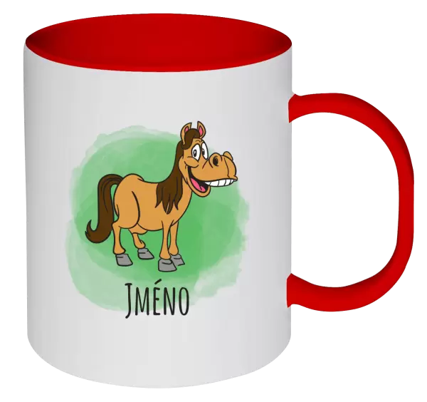 Plastový hrnek Koník