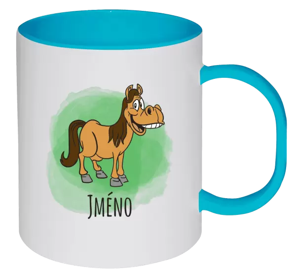 Plastový hrnek Koník