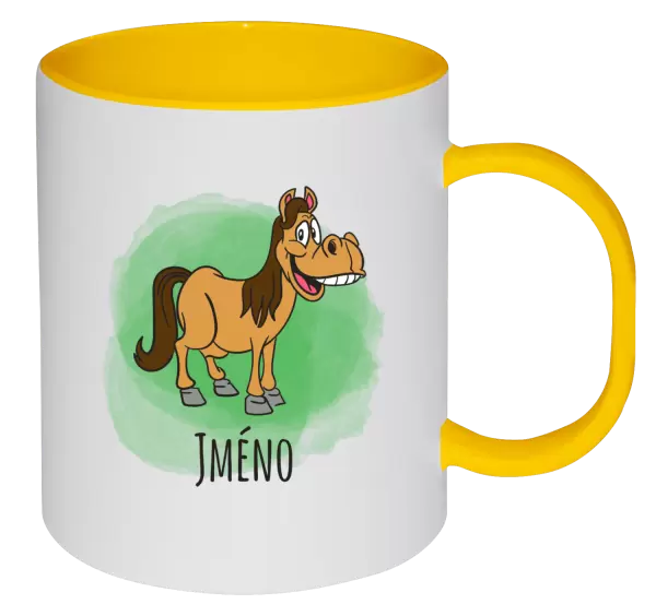 Plastový hrnek Koník