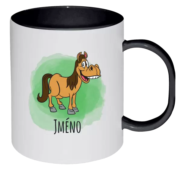 Plastový hrnek Koník