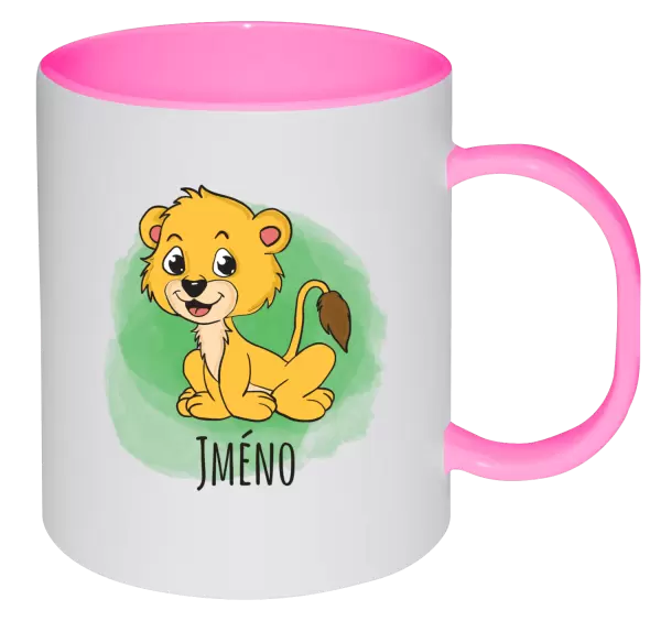 Plastový hrnek Lvíček
