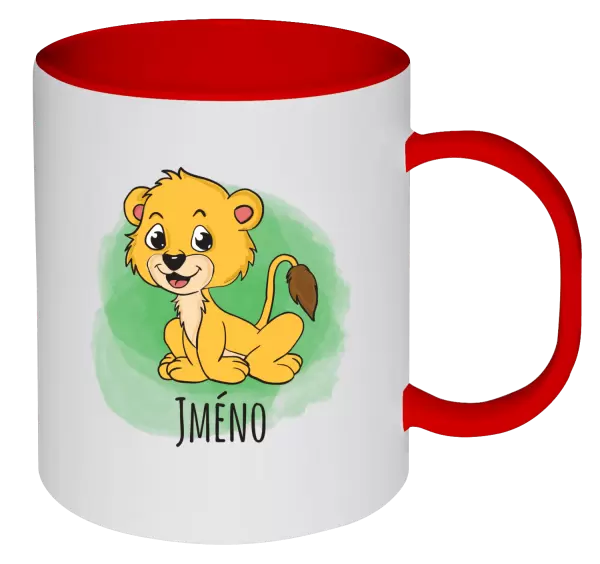 Plastový hrnek Lvíček