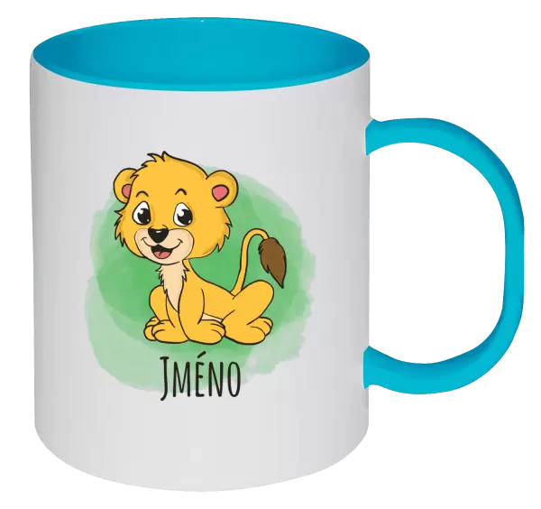 Plastový hrnek Lvíček