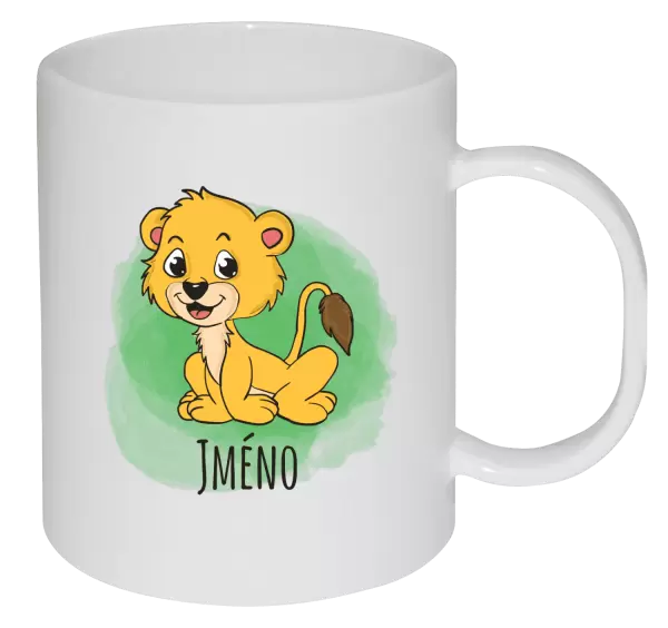 Plastový hrnek Lvíček