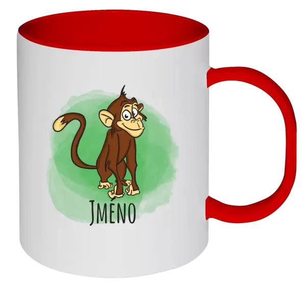 Plastový hrnek Opička