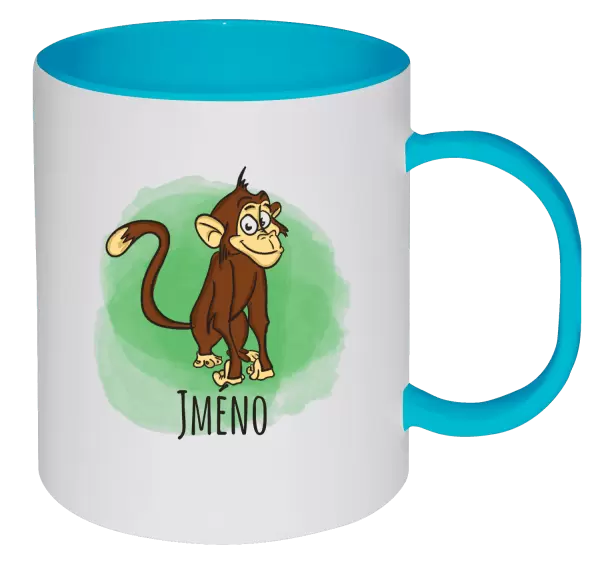 Plastový hrnek Opička