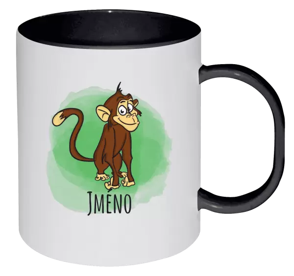 Plastový hrnek Opička