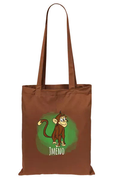 Látková taška Opička
