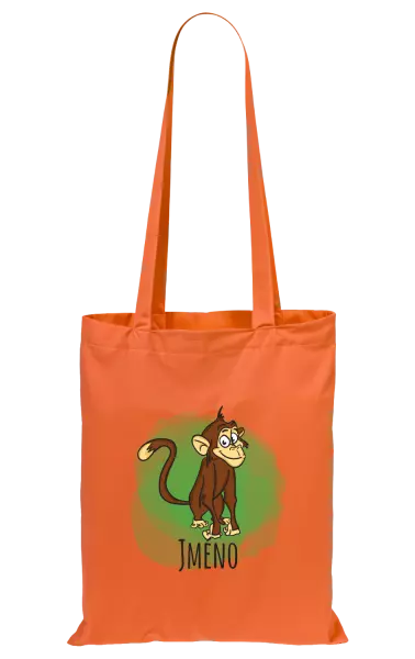 Látková taška Opička
