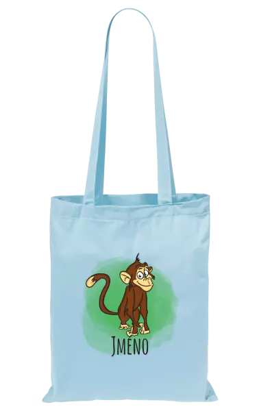 Látková taška Opička