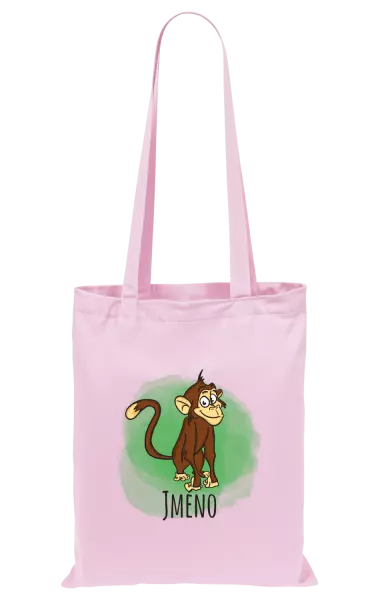Látková taška Opička