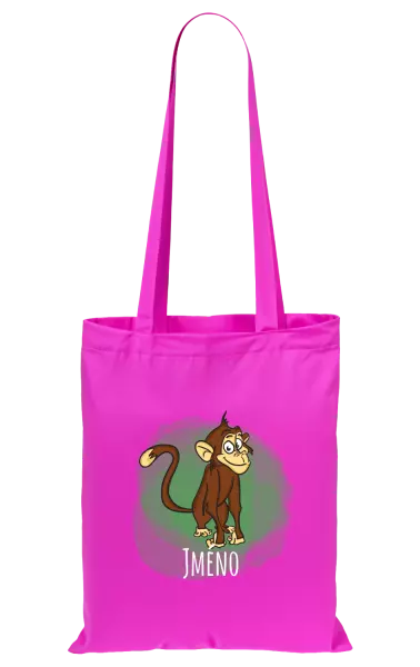 Látková taška Opička