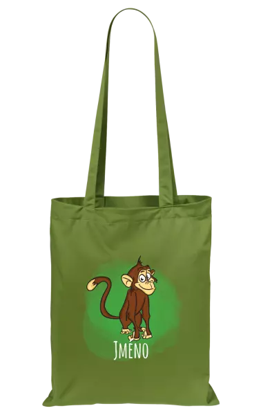 Látková taška Opička