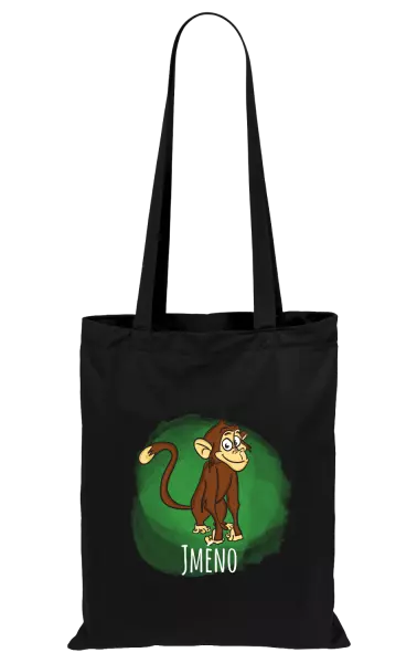 Látková taška Opička