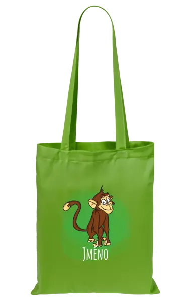 Látková taška Opička