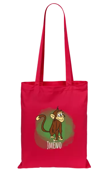 Látková taška Opička