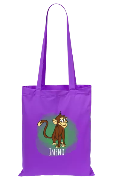 Látková taška Opička