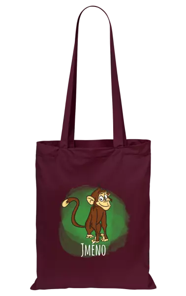 Látková taška Opička