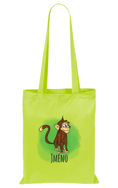 Látková taška Opička