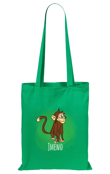 Látková taška Opička