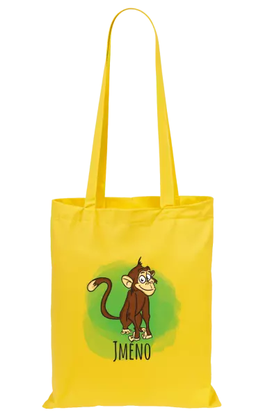 Látková taška Opička