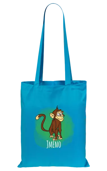 Látková taška Opička