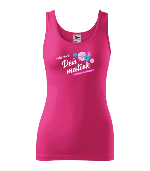 Dámske tielko Môj prvý deň matiek - kvety