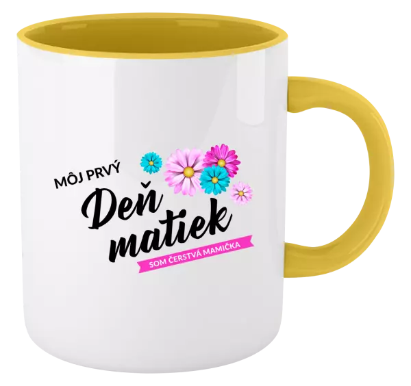 Hrnček  Môj prvý deň matiek - kvety