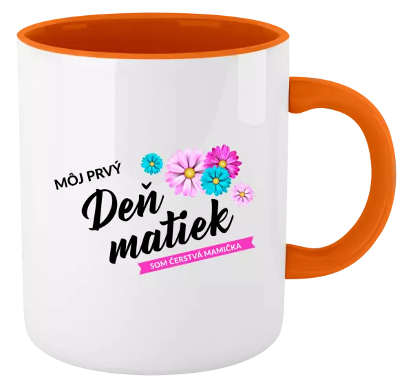 Hrnček  Môj prvý deň matiek - kvety