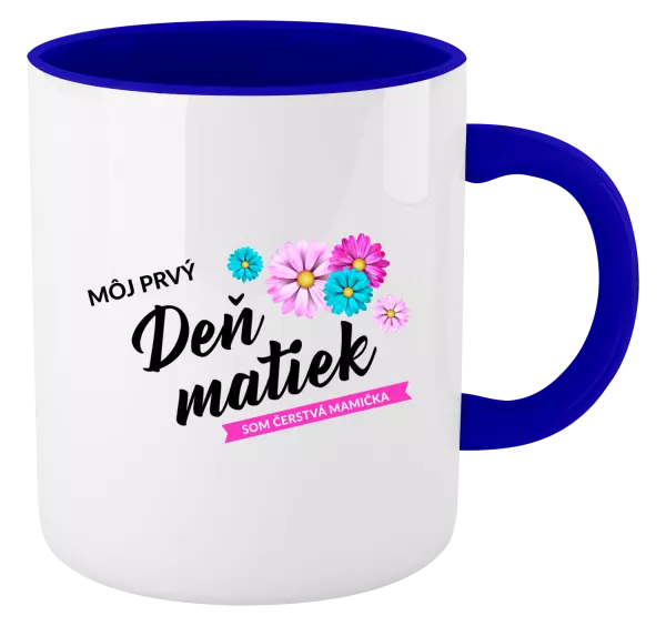 Hrnček  Môj prvý deň matiek - kvety