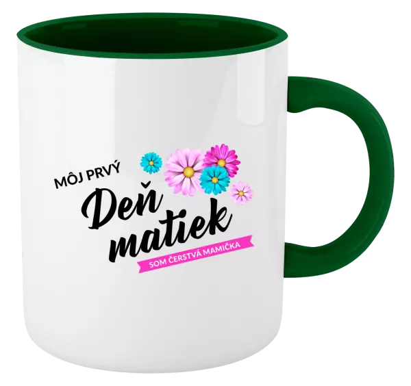 Hrnček  Môj prvý deň matiek - kvety