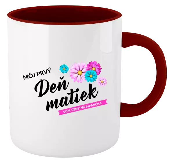 Hrnček  Môj prvý deň matiek - kvety