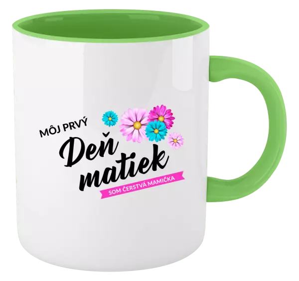 Hrnček  Môj prvý deň matiek - kvety