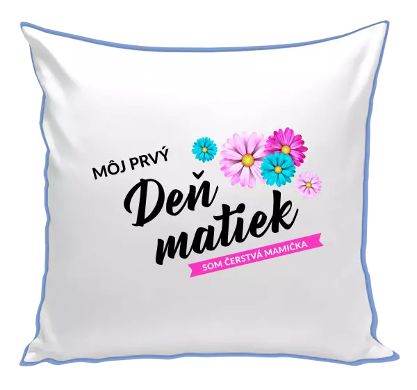 Vankúš Môj prvý deň matiek - kvety