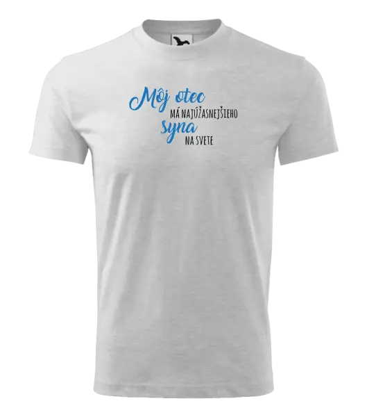 Detské tričko Môj otec má najúžasnejšieho syna na svete 